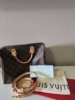 Louis Vuitton Brown Monogram Speedy Bando 30